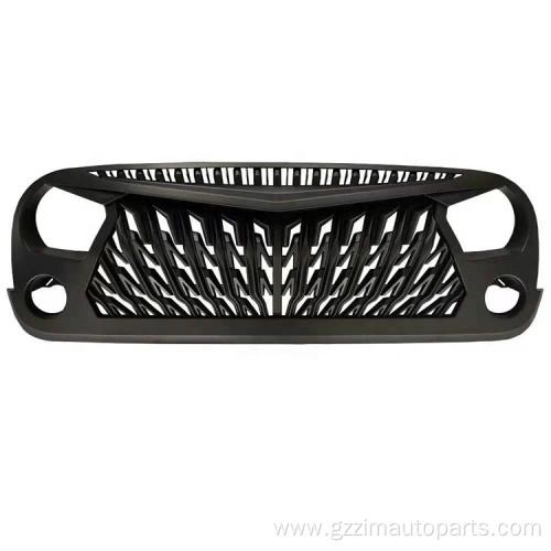 Wrangler JK Hawk Wings Front Grille With Lights